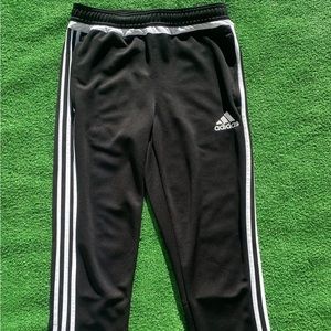 Adidas Jogger Athletic Pants Pockets & Ankle Zippers Boys Youth Size XL
